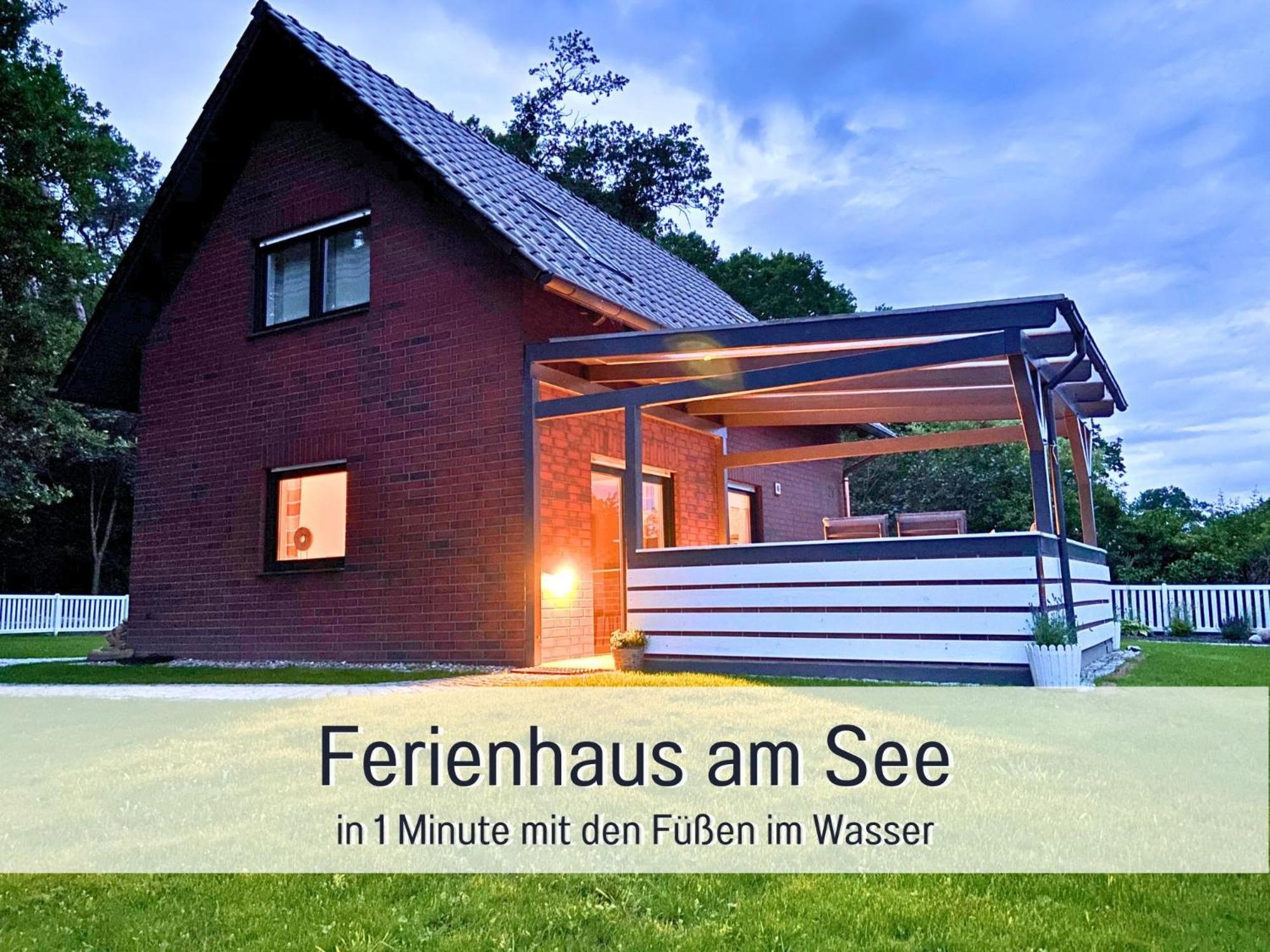Strandhaus Mathea - Ruhige Lage Direkt Am Fleesensee - Parkplatz, Kamin, Sauna - Familienfreundlich Unter Göhren Екстериор снимка