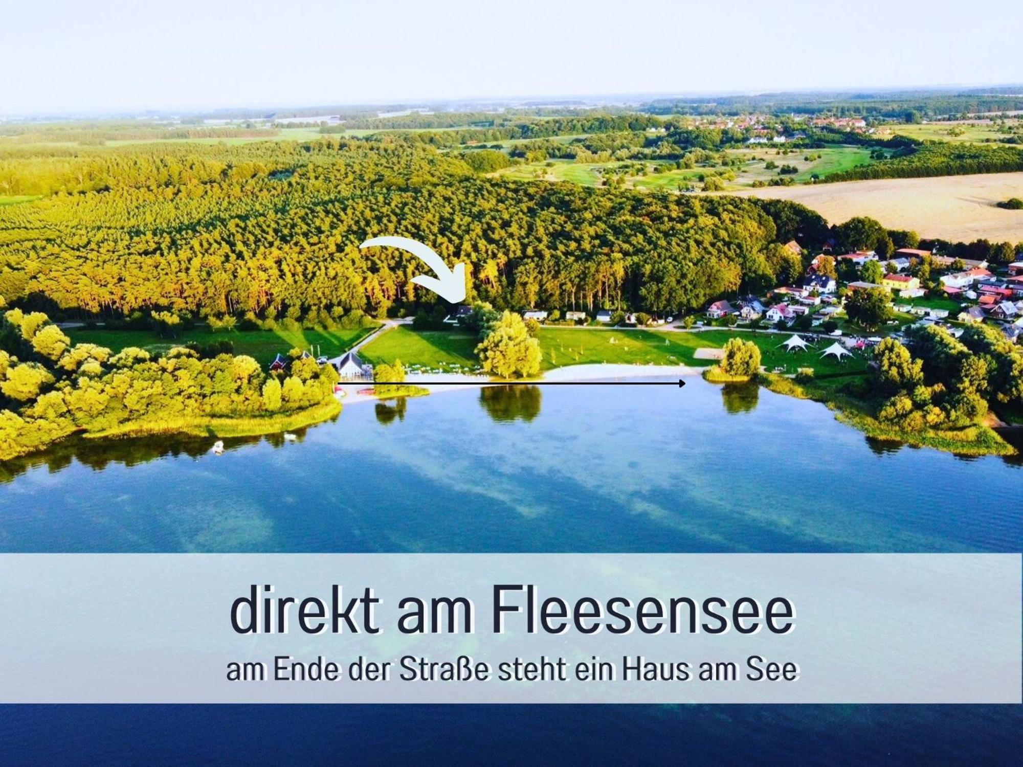 Strandhaus Mathea - Ruhige Lage Direkt Am Fleesensee - Parkplatz, Kamin, Sauna - Familienfreundlich Unter Göhren Екстериор снимка